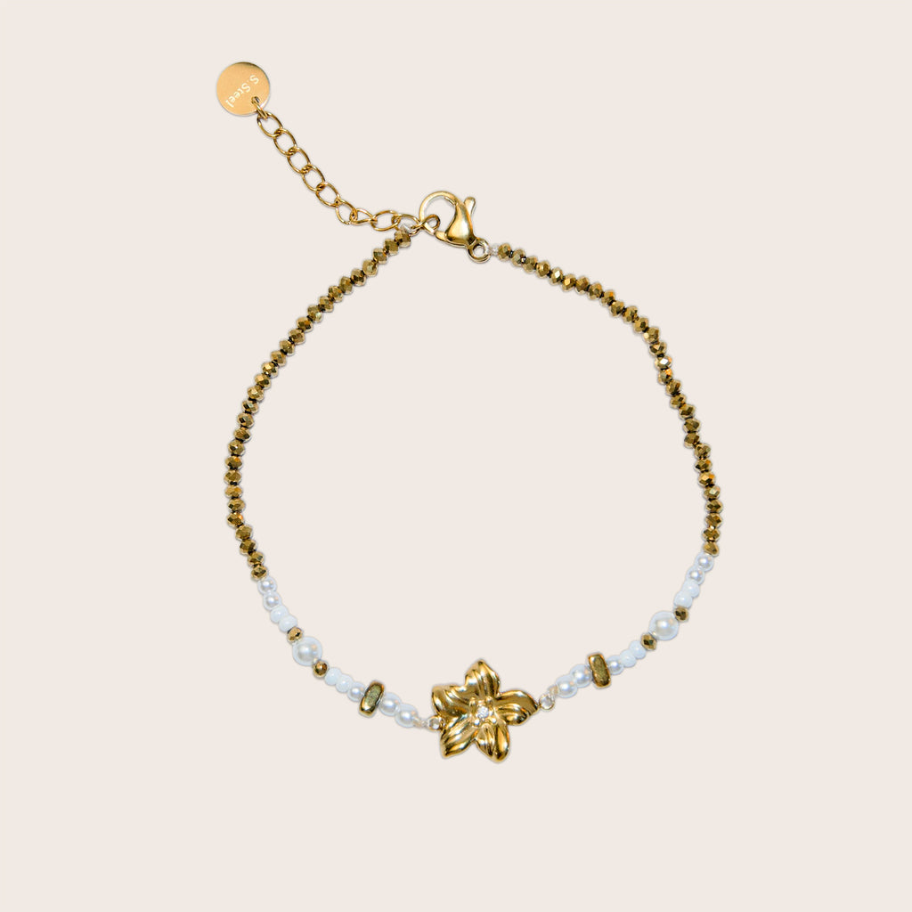 Marieke - Bloem armband
