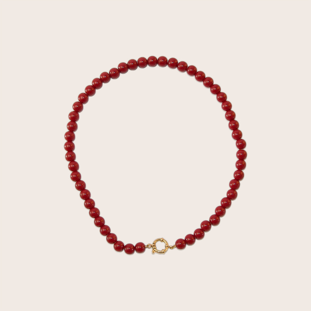 Ingeborg - Rode kralenketting